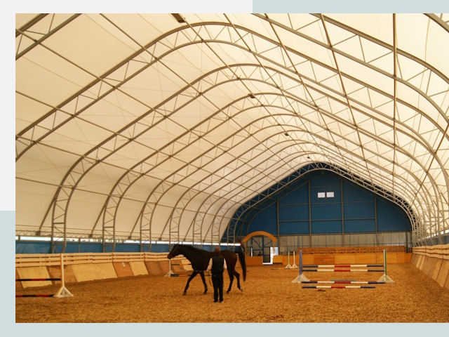 Строительство конных манежей в Рыбинске