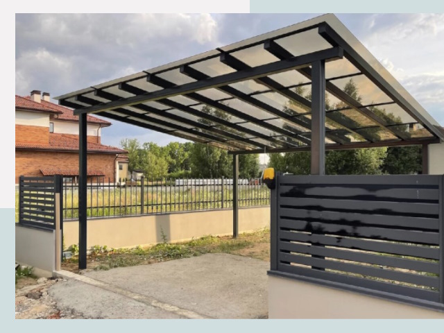 Металлические навесы в Рыбинск от 624 руб. за м²