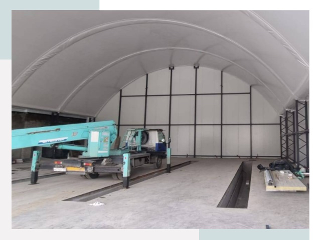 Внутреннее оснащение ангаров в Рыбинске