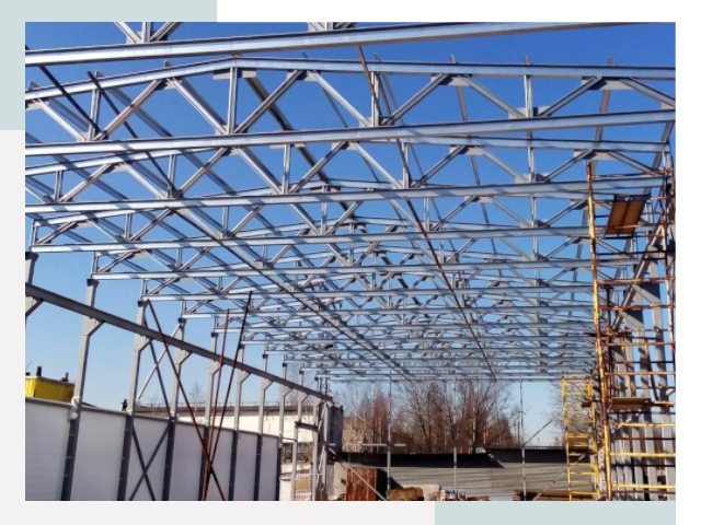 Металлокаркасы для складов в Рыбинске